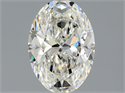 Natural Diamond 1.30 Carats, Oval with  Cut, H Color, IF Clarity and Certified by GIA