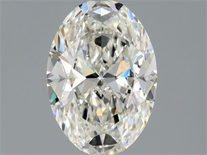 Picture of Natural Diamond 1.30 Carats, Oval with  Cut, H Color, IF Clarity and Certified by GIA