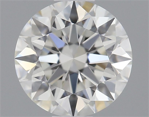 Picture of Natural Diamond 0.53 Carats, Round with Excellent Cut, G Color, VVS1 Clarity and Certified by GIA