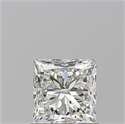 Diamante Natural 1.01 quilates, Princesa , Color I, claridad VVS1 y certificado GIA