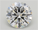 Lab Grown Diamond 5.78 Carats, Round with Ideal Cut, F Color, VS2 Clarity and Certified by IGI