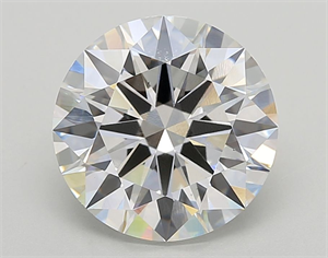 Picture of Lab Grown Diamond 5.78 Carats, Round with Ideal Cut, F Color, VS2 Clarity and Certified by IGI