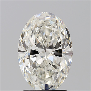 Picture of Natural Diamond 2.31 Carats, Oval with  Cut, H Color, SI2 Clarity and Certified by GIA