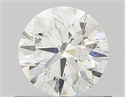 Diamante Natural 0.59 quilates, Redondo , Color I, claridad VVS2 y certificado GIA