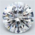 Natural Diamond 5.43 Carats, Round with Excellent Cut, E Color, VS2 Clarity and Certified by GIA