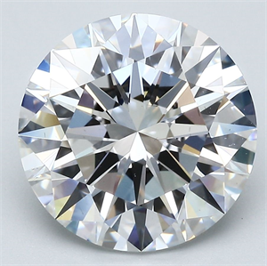 Picture of Natural Diamond 5.43 Carats, Round with Excellent Cut, E Color, VS2 Clarity and Certified by GIA