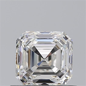 Picture of Natural Diamond 0.71 Carats, Asscher with  Cut, H Color, VVS1 Clarity and Certified by GIA