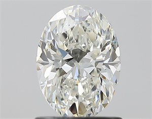 Picture of Natural Diamond 1.01 Carats, Oval with  Cut, I Color, SI1 Clarity and Certified by GIA