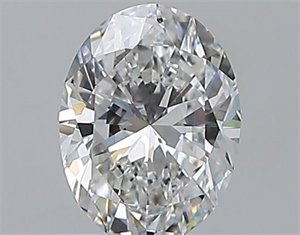 Picture of Natural Diamond 0.69 Carats, Oval with  Cut, F Color, VS2 Clarity and Certified by GIA