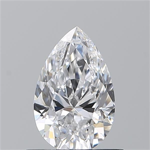Picture of Natural Diamond 0.70 Carats, Pear with  Cut, D Color, VS2 Clarity and Certified by GIA