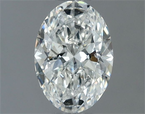 Picture of Natural Diamond 0.50 Carats, Oval with  Cut, H Color, SI1 Clarity and Certified by GIA
