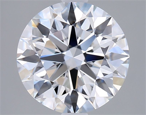 Picture of Lab Grown Diamond 2.52 Carats, Round with Excellent Cut, D Color, VVS2 Clarity and Certified by GIA