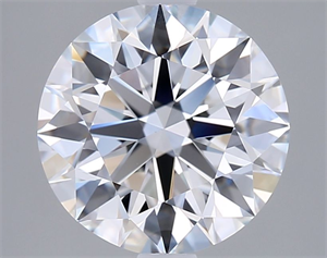 Picture of Lab Grown Diamond 2.52 Carats, Round with Excellent Cut, D Color, VVS2 Clarity and Certified by GIA