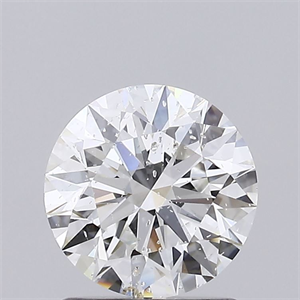 Picture of Natural Diamond 1.20 Carats, Round with Excellent Cut, F Color, SI2 Clarity and Certified by IGI