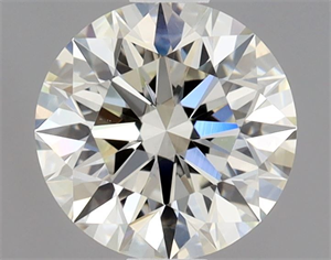 Picture of Natural Diamond 0.81 Carats, Round with Excellent Cut, J Color, VS1 Clarity and Certified by GIA