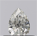 Natural Diamond 0.23 Carats, Pear with  Cut, E Color, VVS1 Clarity and Certified by GIA