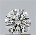 Natural Diamond 0.80 Carats, Round with Excellent Cut, H Color, IF Clarity and Certified by IGI