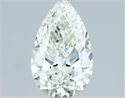 Natural Diamond 1.06 Carats, Pear with  Cut, I Color, IF Clarity and Certified by IGI