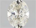 Diamante Natural 0.91 quilates, Ovalado , Color K, claridad VS2 y certificado GIA