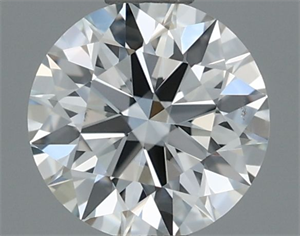 Picture of Natural Diamond 0.50 Carats, Round with Excellent Cut, H Color, VS2 Clarity and Certified by IGI