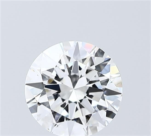 Picture of Lab Grown Diamond 2.00 Carats, Round with Excellent Cut, D Color, VVS2 Clarity and Certified by IGI