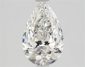 Picture of Natural Diamond 1.02 Carats, Pear with  Cut, E Color, SI1 Clarity and Certified by GIA