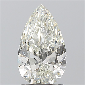 Foto Diamante Natural 1.50 quilates, De pera , Color J, claridad SI2 y certificado GIA de