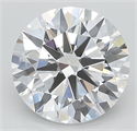 Lab Grown Diamond 3.70 Carats, Round with Ideal Cut, E Color, IF Clarity and Certified by IGI