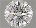 Natural Diamond 0.45 Carats, Round with Excellent Cut, G Color, VVS2 Clarity and Certified by GIA