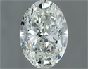 Diamante Natural 0.52 quilates, Ovalado , Color H, claridad VVS2 y certificado IGI