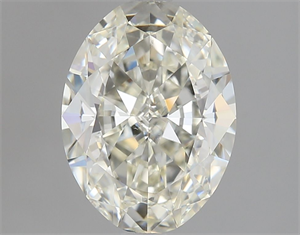 Picture of Natural Diamond 1.50 Carats, Oval with  Cut, K Color, SI2 Clarity and Certified by GIA