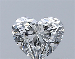 Picture of Natural Diamond 0.32 Carats, Heart with  Cut, F Color, VVS1 Clarity and Certified by GIA