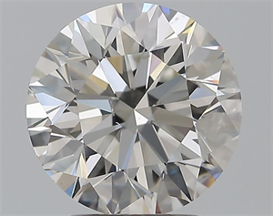 Foto Diamante Natural 2.51 quilates, Redondo , Color H, claridad SI1 y certificado GIA de