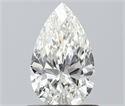 Natural Diamond 0.70 Carats, Pear with  Cut, H Color, VVS1 Clarity and Certified by IGI
