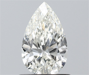 Picture of Natural Diamond 0.70 Carats, Pear with  Cut, H Color, VVS1 Clarity and Certified by IGI