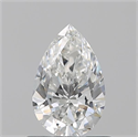 Natural Diamond 0.72 Carats, Pear with  Cut, G Color, VS1 Clarity and Certified by GIA