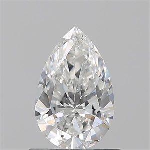 Picture of Natural Diamond 0.72 Carats, Pear with  Cut, G Color, VS1 Clarity and Certified by GIA