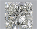 Natural Diamond 1.83 Carats, Princess with  Cut, J Color, VS2 Clarity and Certified by GIA