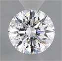 Lab Grown Diamond 1.04 Carats, Round with Ideal Cut, D Color, VS1 Clarity and Certified by IGI