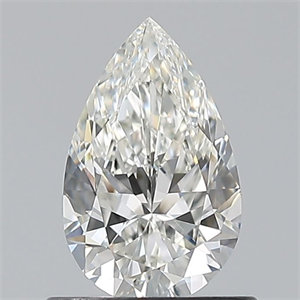 Picture of Natural Diamond 0.70 Carats, Pear with  Cut, H Color, VVS2 Clarity and Certified by GIA