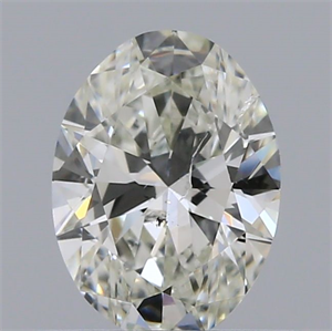 Foto Diamante Natural 0.51 quilates, Ovalado , Color H, claridad SI2 y certificado IGI de