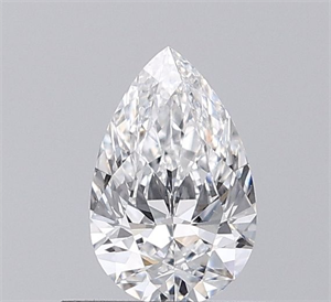 Picture of Natural Diamond 0.51 Carats, Pear with  Cut, E Color, VVS2 Clarity and Certified by GIA