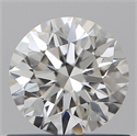 Natural Diamond 0.70 Carats, Round with Excellent Cut, H Color, VS1 Clarity and Certified by GIA
