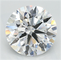 Del inventario de diamantes de laboratorio, 3.62 quilates, Redondo , Color D, claridad VVS1 y certificado GIA
