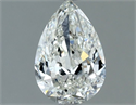 Diamante Natural 0.80 quilates, De pera , Color H, claridad SI1 y certificado IGI
