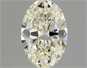 Natural Diamond 1.01 Carats, Oval with  Cut, L Color, VVS2 Clarity and Certified by GIA
