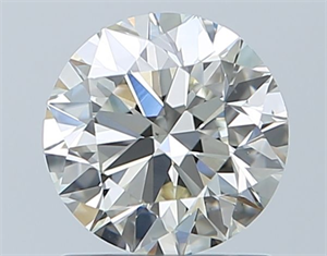 Picture of Natural Diamond 1.00 Carats, Round with Excellent Cut, K Color, VS2 Clarity and Certified by GIA