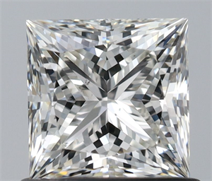 Picture of Natural Diamond 0.81 Carats, Princess with  Cut, H Color, VS2 Clarity and Certified by IGI
