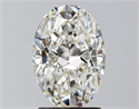 Natural Diamond 2.02 Carats, Oval with  Cut, G Color, VS1 Clarity and Certified by GIA