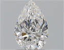Diamante Natural 0.83 quilates, De pera , Color D, claridad SI2 y certificado GIA